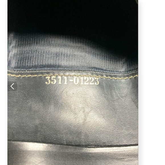 Fendi Vintage Pequin Stripe Half Moon Wallet Brown Black - Picture 11 of 17